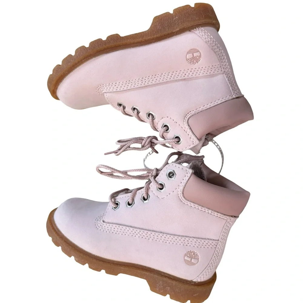 NWT Timberland Pink Waterproof Toddler Boots Girls Size 9.5 Blush No Box